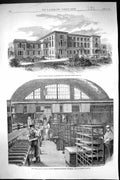 Old 1861 Orphan Working School Haverstock Hill Candle Price Patent Ba Victorian