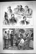 Old 1888 Court Trial Wilson Ratazzi Greffier Lombard Maria Douglass N Victorian