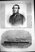 Old 1863 Roundell Palmer Attorney-General Royal Mail-Packet Ship Norm Victorian