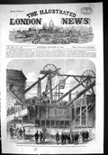 Old 1866 Cage Thrown Head-Gear Pit Mouth Explosion Oaks Colliery Barn Victorian