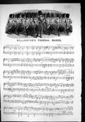 Old Print 1852 Sheet Music Wellington Funeral March Composer Henry Bishop 19th