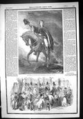 Old 1852 Field-Marshall Duke Wellington Scene Entry Allied Sovereigns Victorian