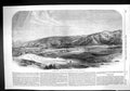 Antique Old Print 1863 View Mountains Valley Abbottabad Sanitariums Himalayas