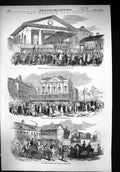 Old 1852 General Election Westminster Covent Garden Finsbury Tower Ha Victorian