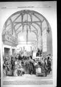 Old 1855 Dunmow Flitch Bacon Custom Examination Candidates Town Hall Victorian