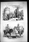 Old 1877 Lord Lytton Viceroy India Flagstaff Tower Imperial Heralds D Victorian