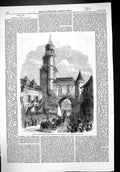 Antique Old Print 1866 Arrival Emperor Empress French Auxerre Horses Carriage