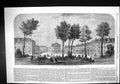 Antique Old Print 1864 Exterior Refuge Aged Auteuil Paris France Architecture