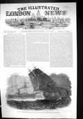 Old 1849 Europa Mail Steam Ship Boats Rescuing Emigrants Brig Charles Victorian