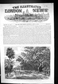 Old 1853 Railways India Embankment Calcutta Town Serampore Transport Victorian