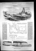 Old 1857 Ruins Brahmunabad Sind Plan Houses Excavated Front Elevation Victorian