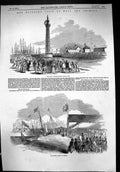 Old Antique Print 1854 Queen Hull Grimsby Fairy Steamer Ship Dock England 19th