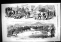Old Print 1860 Battle Volturno Siers Neapolitans Garibaldians St. Angelo 19th