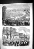 Old 1866 Entrance King Italy Verona Pitti Palace Florence Procession Victorian