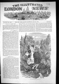 Original Old Antique Print 1849 River Waterfall Cascade Killarney Ireland 19th