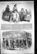 Old 1856 Ladies Paris Fashion March Medals Emperor French Zouaves Cri Victorian