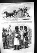 Old 1857 Naples Italy Calesso Curricolo Neapolitan Cavalry Infantry S Victorian