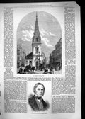 Old Print 1874 Architecture St. Antholin'S Church Denis Le Marchant Bart 19th