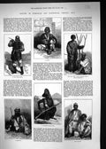 Old 1874 Natives Dardistan Kafiristan Asia Cashmere Chilasis Ghilgiti Victorian