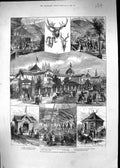 Old 1884 Forestry Exhibition Edinburgh Prince Wales Lord Northbrook B Victorian