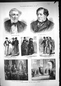 Old 1873 Bence Jones Tite Holy Week Seville Spain Cardinal Dandies Bu Victorian