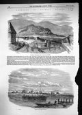 Old 1857 Asiatic Russia Village Siberia Ural Mountains Fishing Statio Victorian