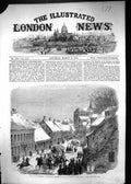 Antique Print 1864 War Schleswig High Street Scene Hadersleben Siers Horses