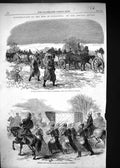 Old Print 1864 War Schleswig Wounded Austrian Siers Rendsburg Field Mail 19th