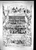 Antique Print 1857 Election Scenes Polling Voting Parliament George Thomas 19th