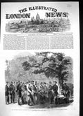 Old Antique Print 1861 Civil War America Prisoners Americ Pickets Fairf 19th