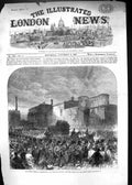 Old Print 1867 Fenian Trials Manchester Prisoners Bailey Assize Court Si 19th