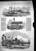 Old 1852 Burmese War Martaban Ships Rattler Salamander Pegu Field Hos Victorian