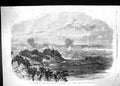 Antique Print 1863 Bombardment Fredericksburg Virginia Federals War Siers 19th