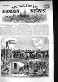 Old Print 1863 War America Scene Fort Moultrie Bombardment Charleston Si 19th