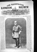 Old Print 1864 General Robert Edmund Commander-In-Chief Civil War America 19th