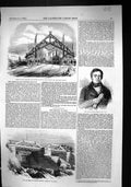 Old 1856 Opening Valparaiso Santiago Railway Bridge Train Don Manuel Victorian