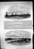Old 1855 Departure British Expedition Ships Tien-Tsin River Square Fo Victorian