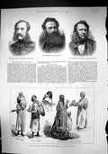 Old 1882 Egypt Beggar Fellah Woman Cake Merchant Captain Busk Walters Victorian