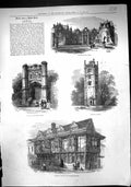 Old 1881 Ipswich House Butter Market Freston Tower Christchurch Park Victorian