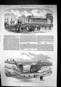 Old 1857 Lambeth Election Hustings Kennington Railway Train Crash Ham Victorian