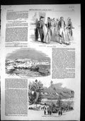 Old Damaged 1852 Quebec Richmond Railway Canoes River Lawrence French Victorian