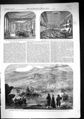 Old 1863 Lord Elgin Himalayas River Beeas Mussucks Royal Society Cran Victorian