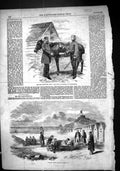 Antique Old Print 1855 Colonel Yea War Horse Castle Hospital Balaclava Siers