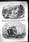 Old 1860 Reinhardsbrunn Duke Saxe-Coburg-Gotha Screw Ship Anson Woolw Victorian