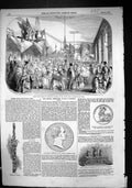 Old 1852 Fancy Bazaar Greenwich Hospital Queen Adelaide Funs Medal Jo Victorian