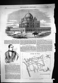 Old 1857 Tomb Emperor Humayon King Delhi India Brigadier-General Nich Victorian