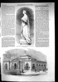 Old 1857 Marble Statue Queen Victoria Peel Park Salford Market Manche Victorian