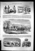 Old 1856 Santhal Country Engineers Peons Danghur Caragola Pig Stickin Victorian