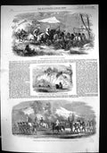 Old 1856 Santhal War Prisoners Jungpore Railway Engineers Affray Batt Victorian