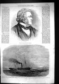 Old 1864 William Makepeace Thackeray War America Federal Steamer Ches Victorian